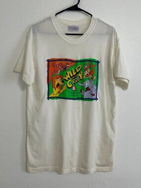 Vintage 90s Camp Fire Wild About Candy Graphic T Shirt Made in USA